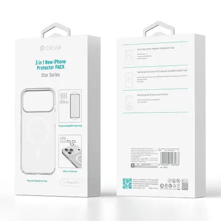 Devia Star Series 3 in 1 iPhone Protector Pack pro iPhone 17 Pro