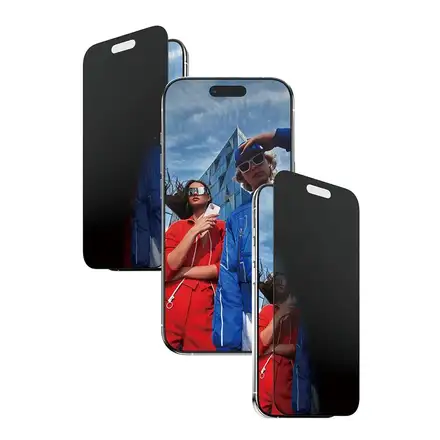 72PanzerGlass ochranné sklo UWF 2-Way Privacy pro iPhone Air - Black Frame