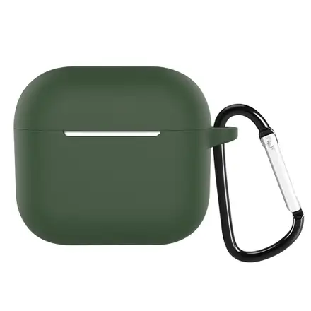 Devia pouzdro Silicone Suit Case pro Apple AirPods 3 - Dark Green