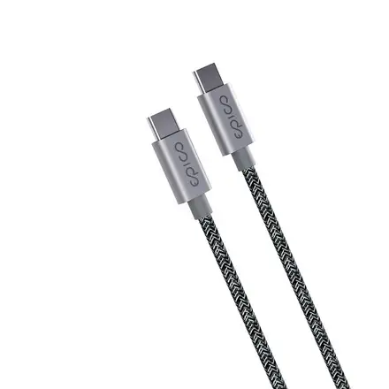 Epico 240W Opletený kabel USB-C to USB-C 2 m-Vesmírně šedá