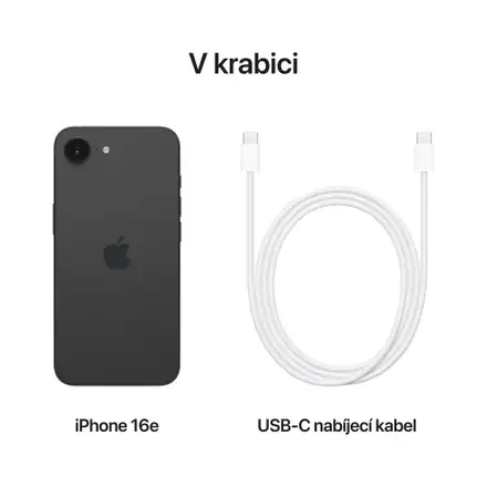 iPhone 16e 128GB černá