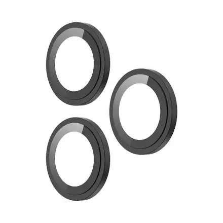 Devia Peak Series Lens Protector pro iPhone 16 Pro/16 Pro Max - Dark Black