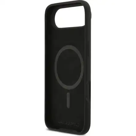 Karl Lagerfeld Liquid Silicone K&CH Sketch MagSafe kryt iPhone Air černý