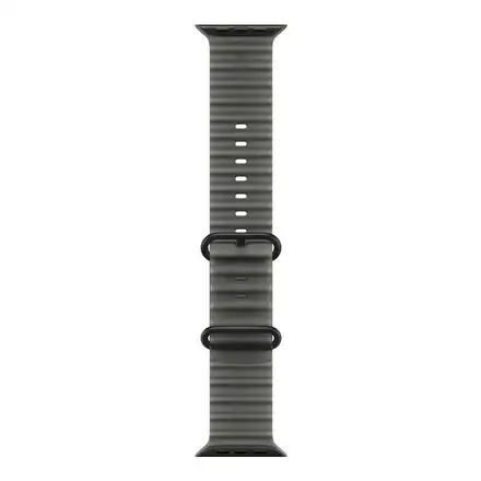 Apple Watch 49mm Translucent Black Ocean Band-Black Titanium Finish