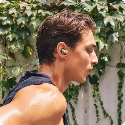 Apple Beats Powerbeats Fit - Wireless Noise-Cancelling Workout Earbuds with Ultimate Secure Fit - Gravel Grey