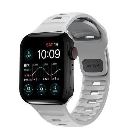 Nomad řemínek Sport Strap pro Apple Watch 49/45/44/42 mm - Lunar Gray