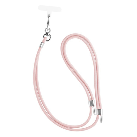 FIXED NeckUni univerzální šňůrka pro telefony se zadním krytem, růžová