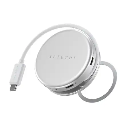 Satechi USB-C Hub OntheGo 5-in-1 Multiport Adapter - Silver
