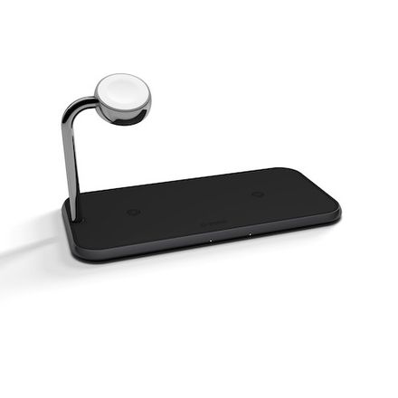 Zens Aluminium Dual Wireless Charger + Watch 10W