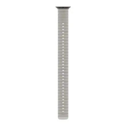 Apple Watch 49mm Translucent Grey Ocean Band Extension-Black Titanium Finish