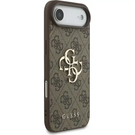 Guess PU 4G Metal Logo Strap kryt iPhone Air hnědý