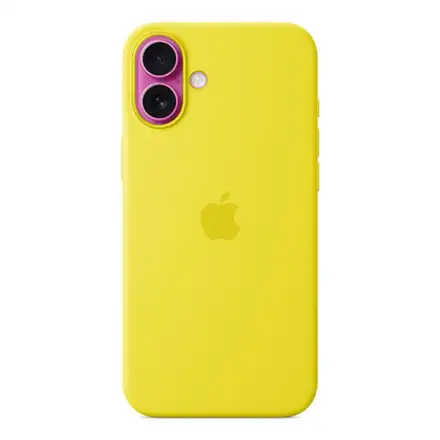 iPhone 16 Plus Silicone Case with MagSafe - Karambolově žlutá
