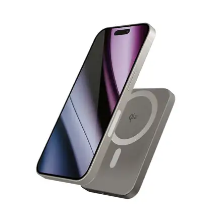iStores by Epico UltraPack EM51 Qi2 5000 Slim Mag+ Powerbanka - titanová