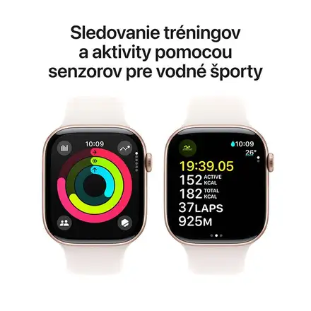 Apple Watch Series 10 GPS 42mm Růžově zlatý hliník *Třída B*