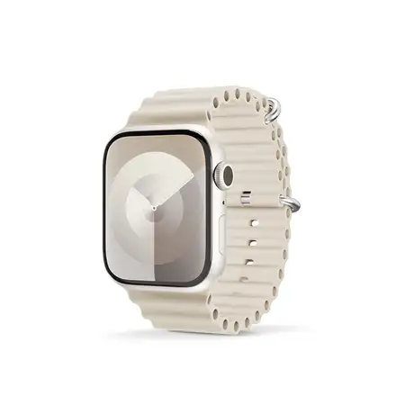 Epico Watch Strap Ocean Apple Watch SE (44mm)/Series 1-9 (42/44/45mm) 10-12 (46mm)/Ultra (49mm) - slonovinová