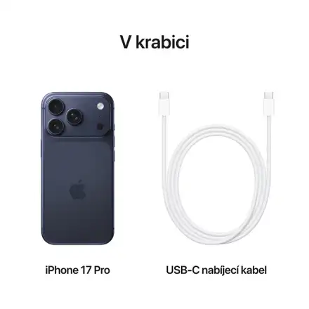 iPhone 17 Pro 1TB Temně modrá