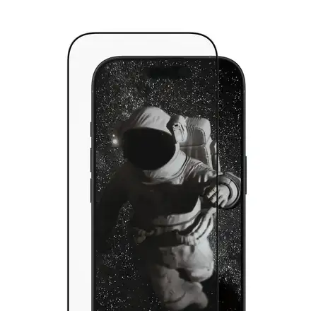 PanzerGlass ochranné sklo UWF Ceramic II pro iPhone 17/16 Pro - Black Frame