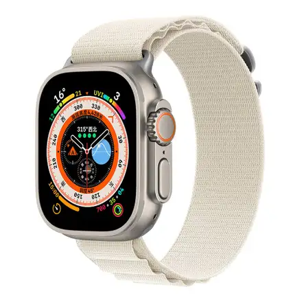 Devia řemínek Deluxe Series Sport5 Nylon Braided Adjustable Band 44/45/49mm - White