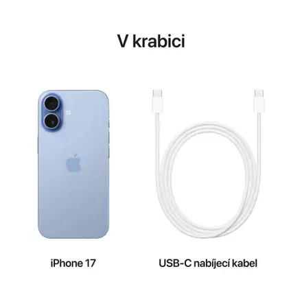 iPhone 17 256GB Mlhově modrá
