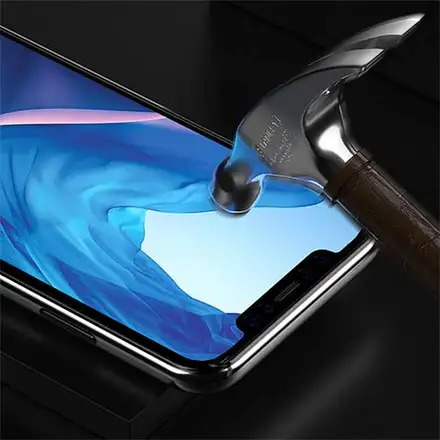 Devia ochranné sklo Van Entire View pro iPhone SE 2022/2020 - Black Frame