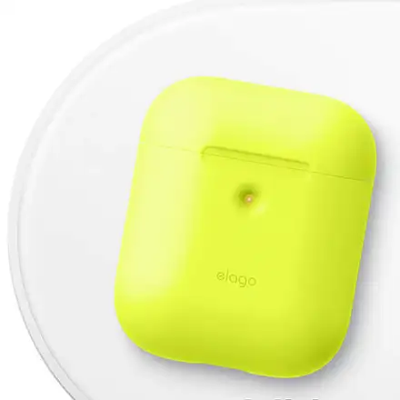 Elago Airpods 2 Silicone Case - Neon Yellow