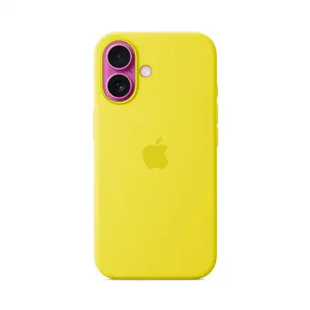 iPhone 16 Silicone Case with MagSafe - Karambolově žlutá