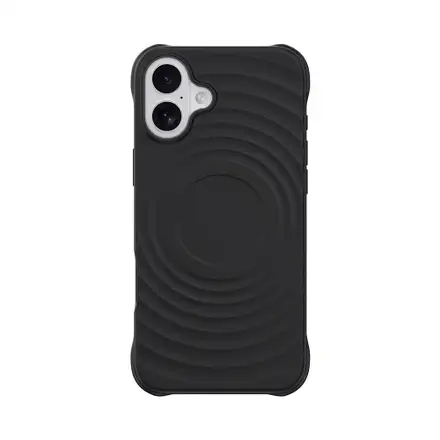 Devia kryt Ripple Magnetic Shockproof TPU Case pro iPhone 16 - Black
