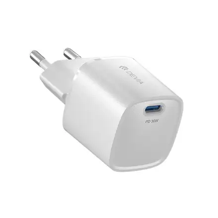 Devia síťová nabíječka Extreme Speed Mini PD Quick Charger 30W - White