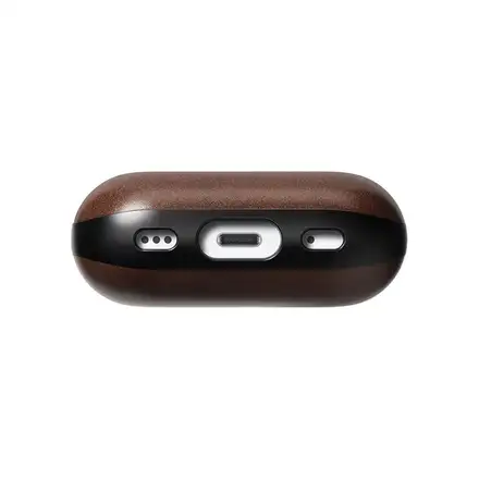 Nomad pouzdro Leather Case Horween pro Apple Airpods Pro 2-Rustic Brown