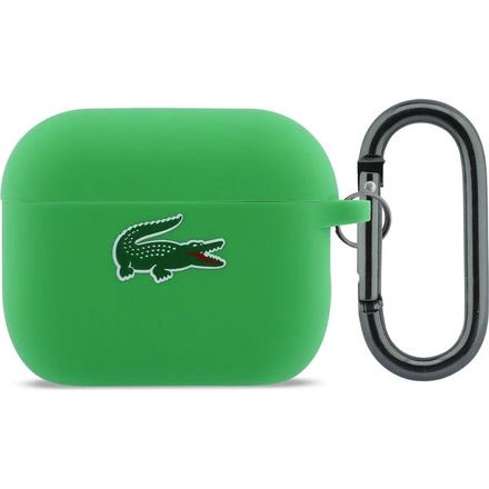 Lacoste Liquid Silicone Croc Logo Pouzdro pro AirPods 3 Pro zelené