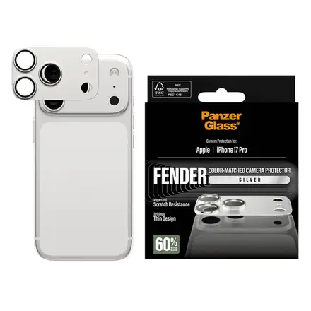 PanzerGlass Fender Camera Protection pro iPhone 17 Pro - Silver