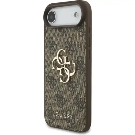 Guess PU 4G Metal Logo Strap kryt iPhone Air hnědý