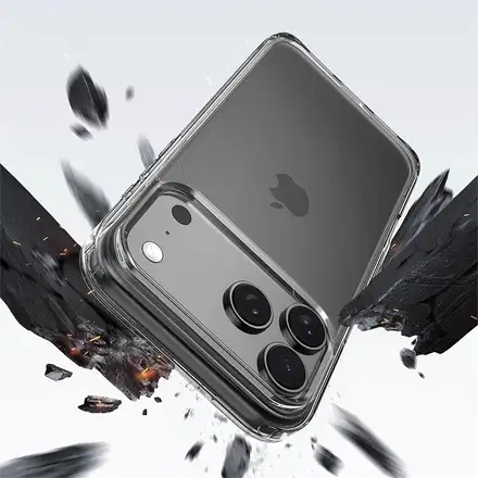 Devia kryt Pure Clear Shockproof Case pro iPhone 17-Clear