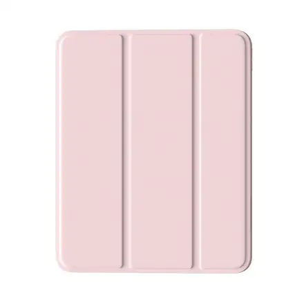Devia pouzdro Leather Case with Pencil Slot pro iPad Pro 11" M4/M5 - Light Pink