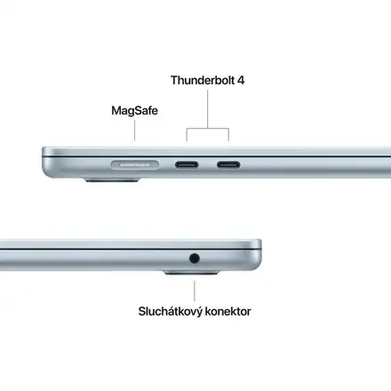 EDU MacBook Air 15" Apple M5 10core CPU 10core GPU 16GB 1TB Blankytně modrý CZ
