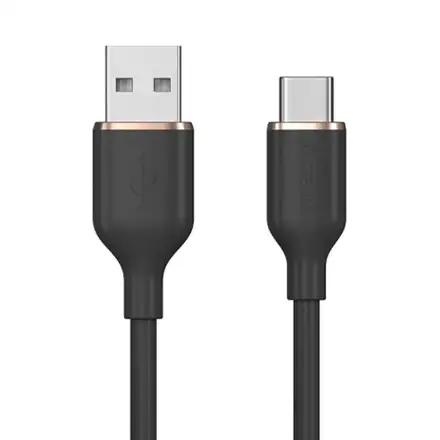 Devia kabel USB-A to USB-C Jelly Series Silicone Cable 1.2m - Black
