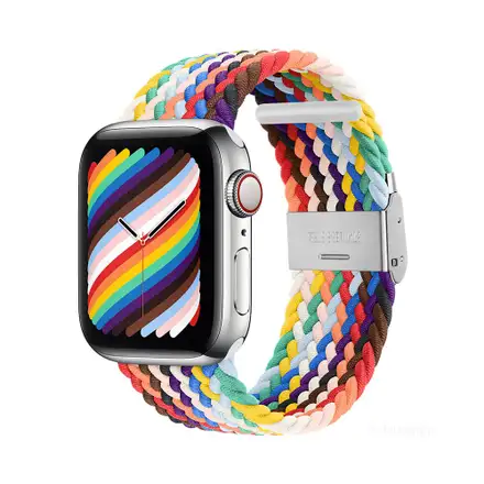 Devia řemínek Deluxe Series Sport4 Nylon Braided Adjustable Band 40/41/42mm - Rainbow