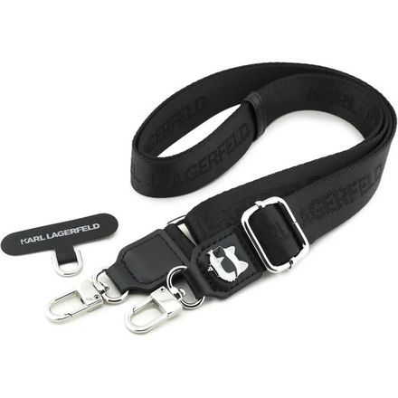 Karl Lagerfeld Universal Crossbody Popruh Choupette Patch černý