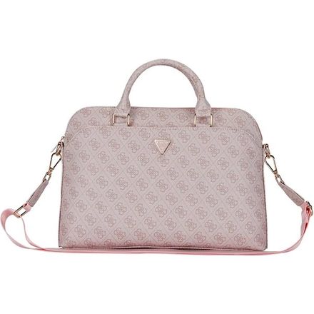 Guess PU 4G Triangle Logo Brašna na MacBook 13/14/15" růžová