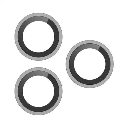 Devia Peak Series Lens Protector pro iPhone 16 Pro/16 Pro Max - Titanium Gray