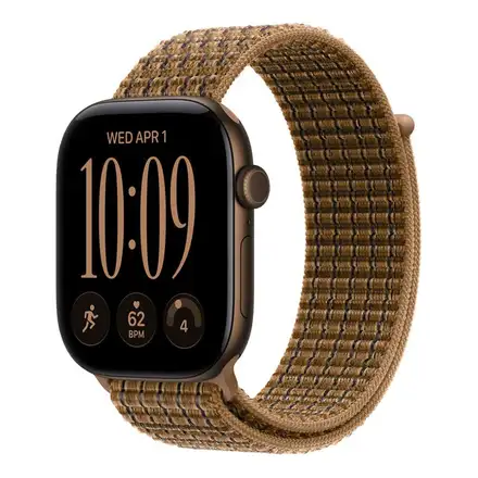 Apple Watch 46mm Light Umber Plaid Sport Loop