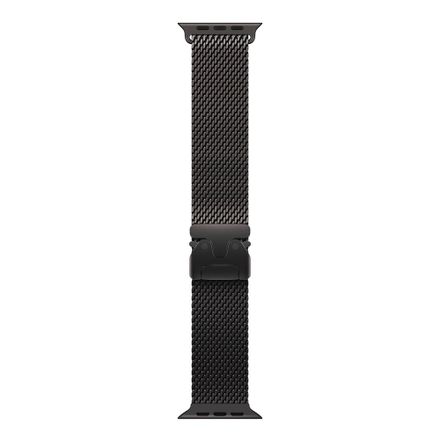 Apple Watch 49mm Black Titanium Milanese Loop - Large