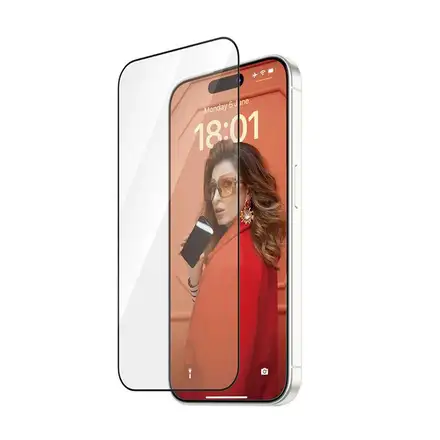 PanzerGlass ochranné sklo UWF Refresh pro iPhone 15 Pro-Black Frame