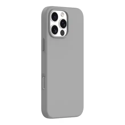 Devia kryt Nature Series Silicone Magnetic Case pro iPhone 16 Pro Max - Gray White