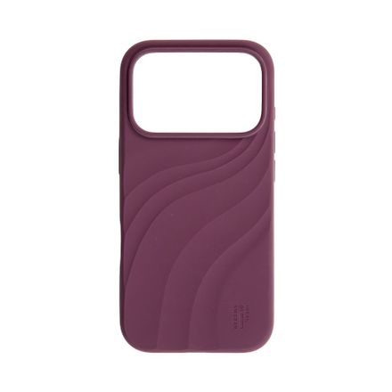 iDeal Fashion Soft Swirl Silicone Case MagSafe iPhone 17 Pro/18 Pro Velvet Plum