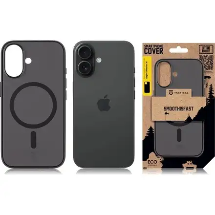 Tactical MagForce SmoothIsFast Kryt Apple iPhone 16 černá