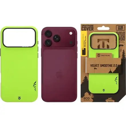 Tactical MagForce Velvet Smoothie 2.0 Kryt Apple iPhone 18 Pro Max/17 Pro Max zelený