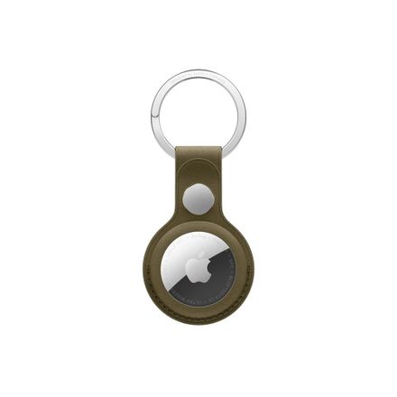 Apple AirTag FineWoven Key Ring-Dark Olive