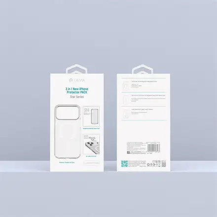 Devia Star Series 3 in 1 iPhone Protector Pack pro iPhone 17 Pro Max