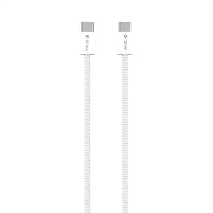 Devia kabel USB-C do USB-C PD 60W Wowen Fast Cable 1m - White